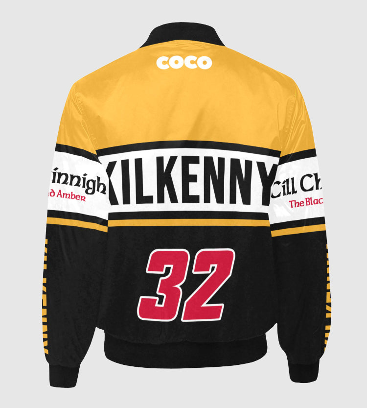 County Kilkenny Vintage Quilted Bomber Jacket
