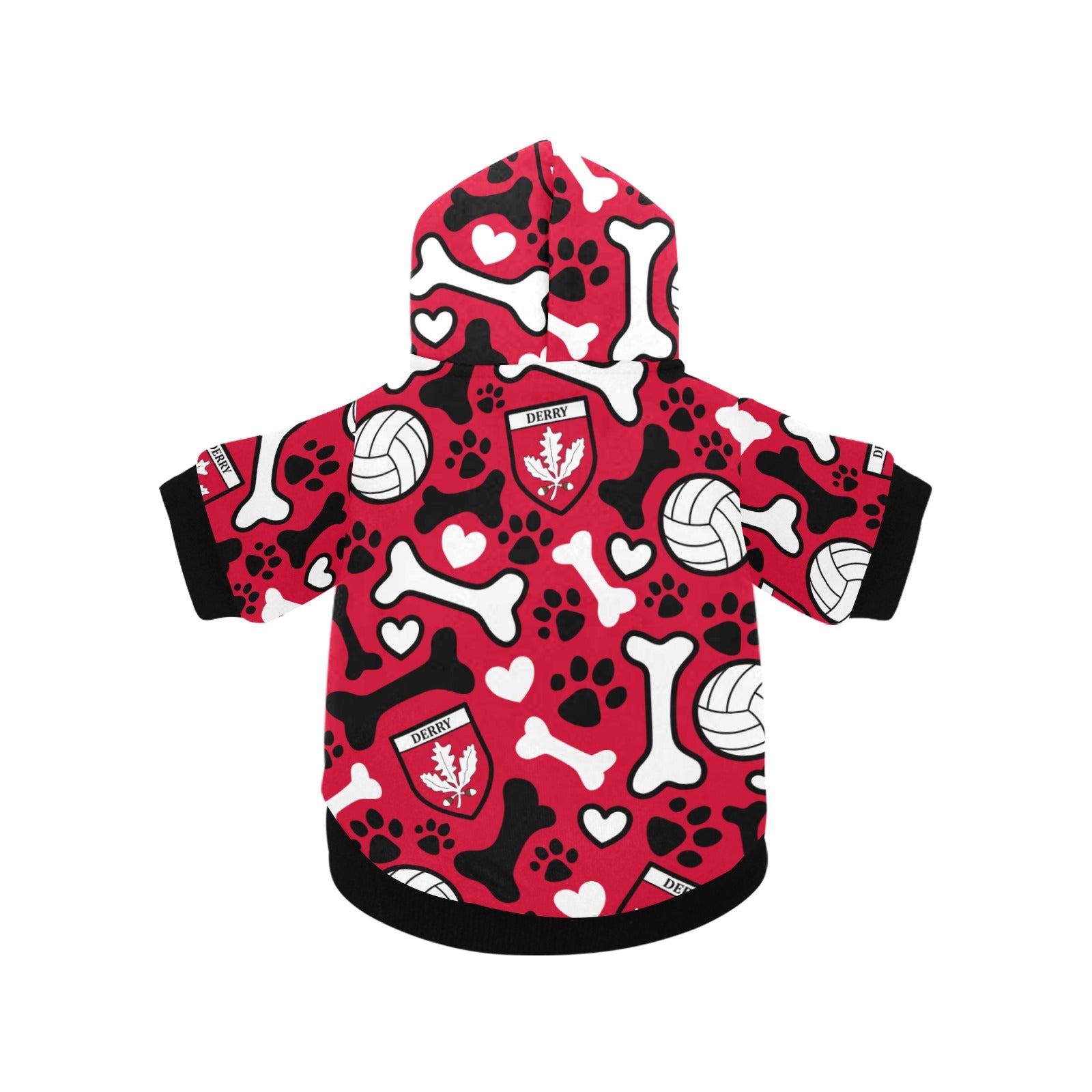 County Derry Pooch Pattern Pet Hoodie