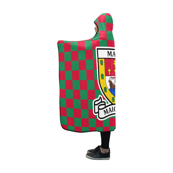 County Mayo Premium Chequered Hooded Blanket