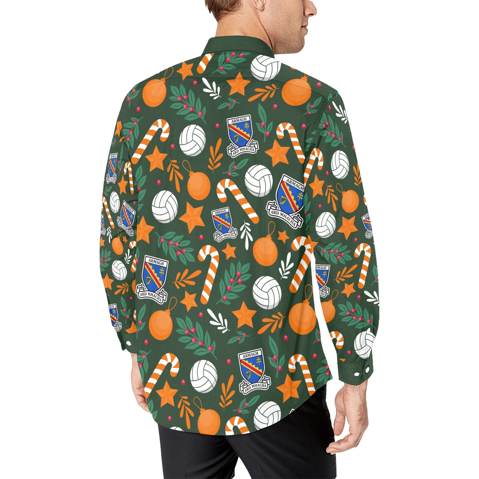 County Armagh Christmas Button Up Shirt
