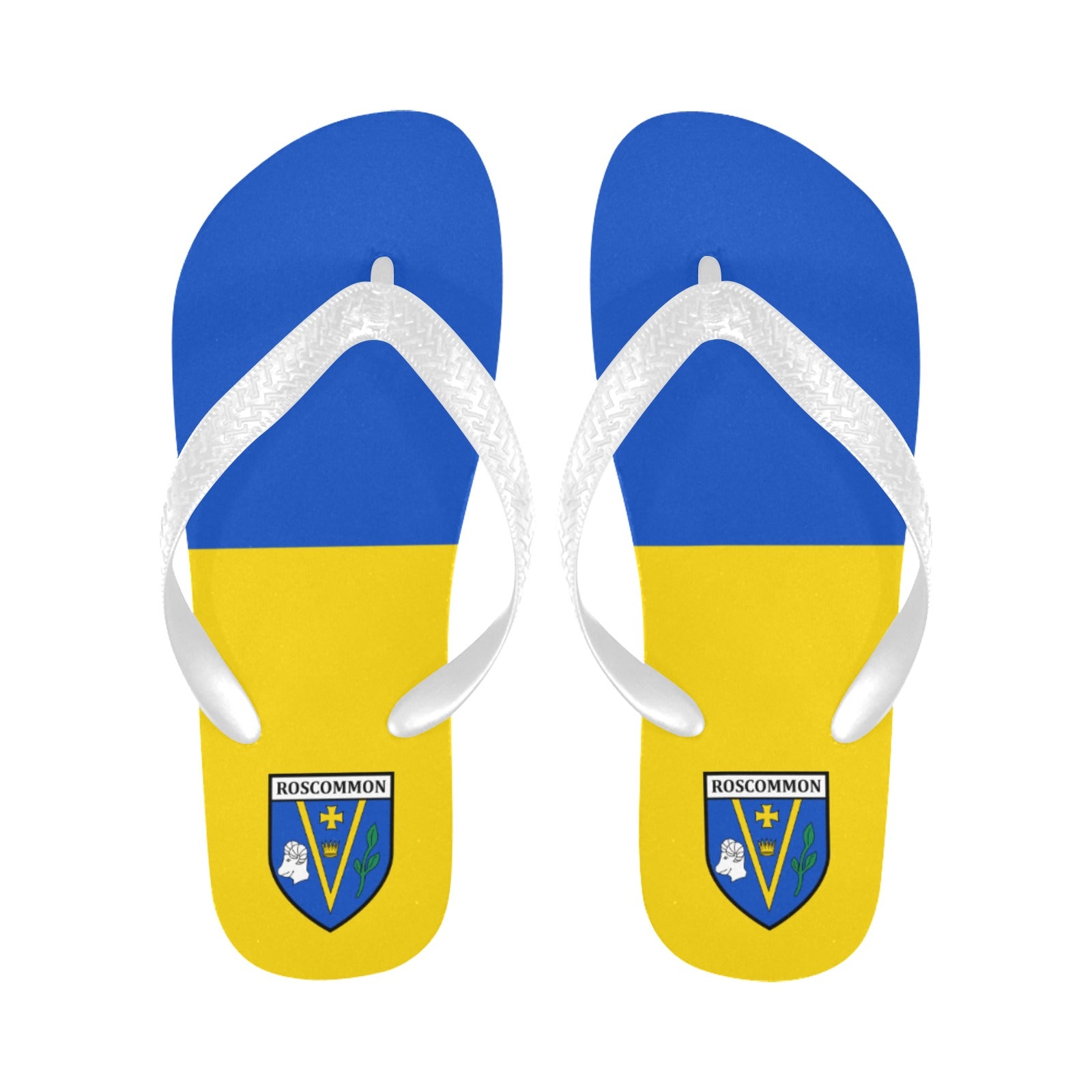 County Roscommon Classic Crest Flip Flops