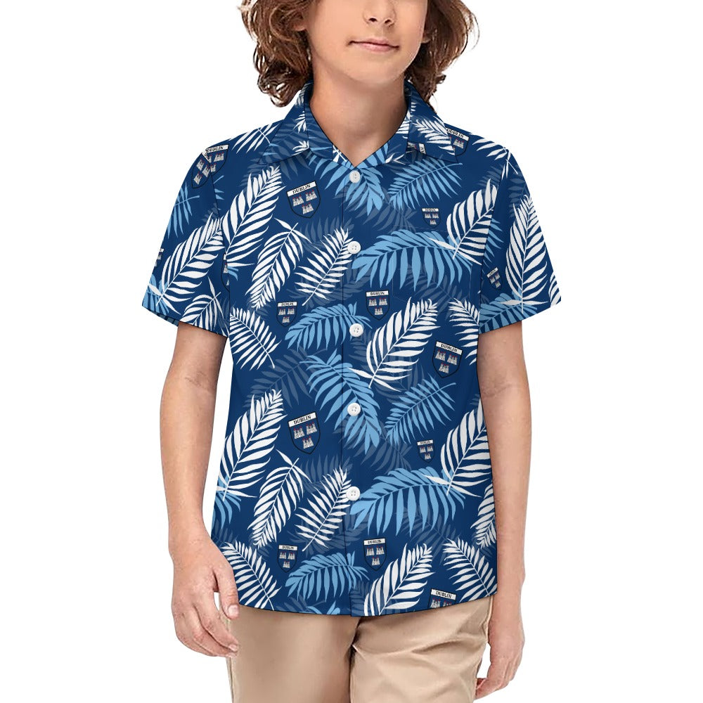 County Dublin Hawaiian Button Up Shirt - Kids