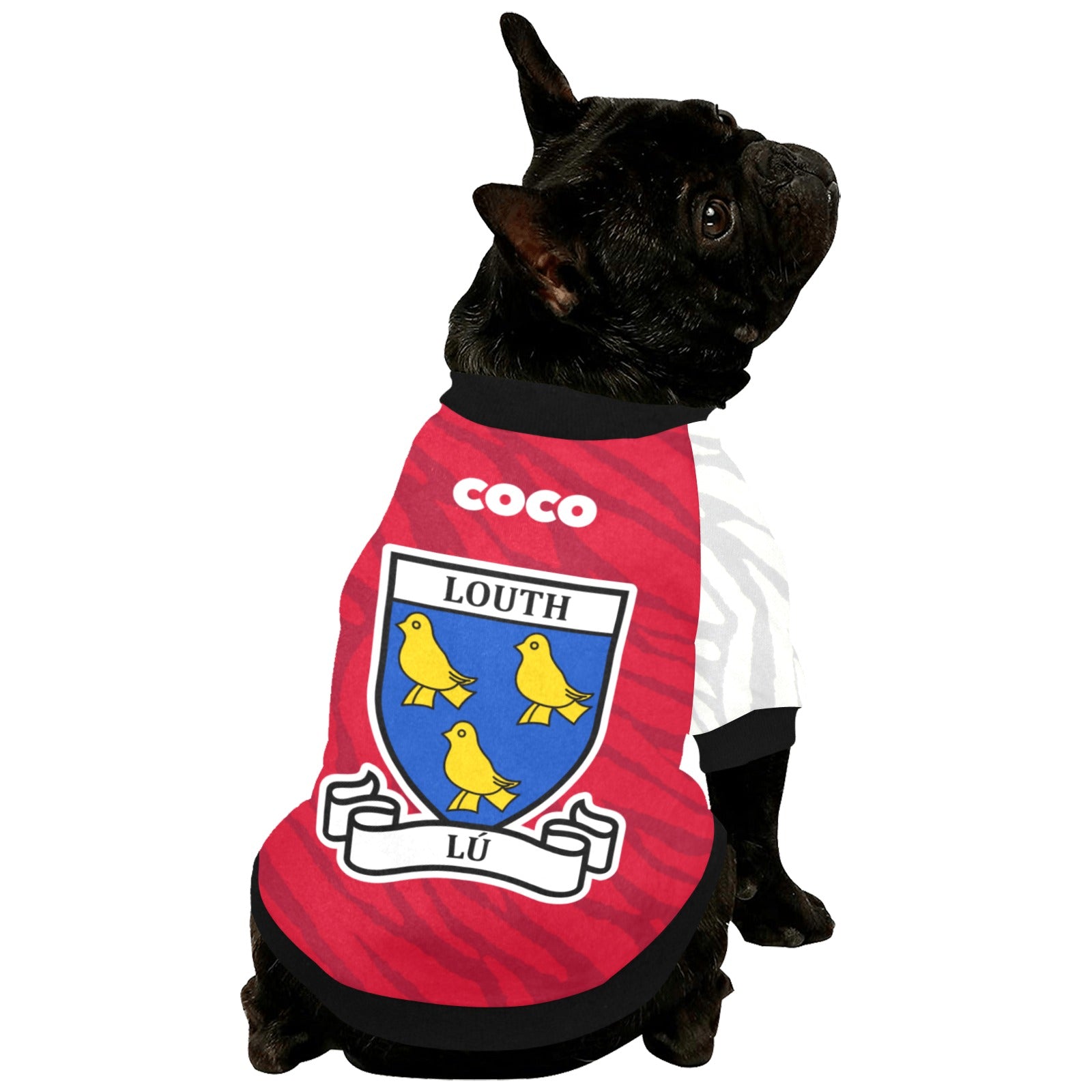 County Louth Jersey Inspired Pet Shirt