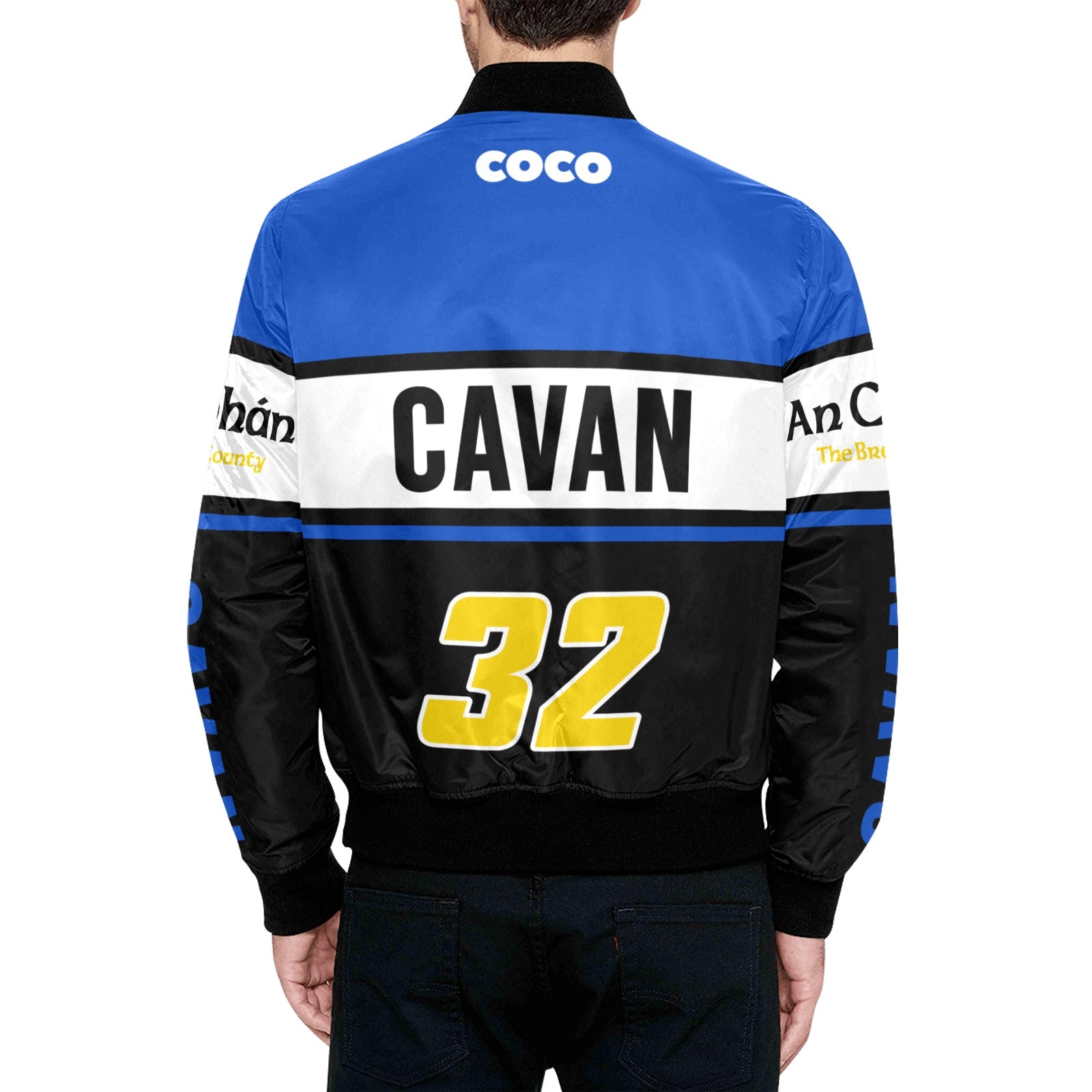 County Cavan Vintage Quilted Bomber Jacket