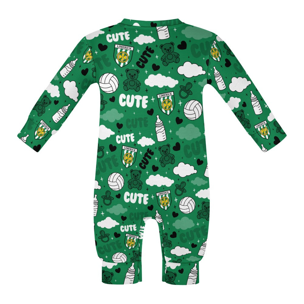 County Limerick Cute Baby Sleepsuit