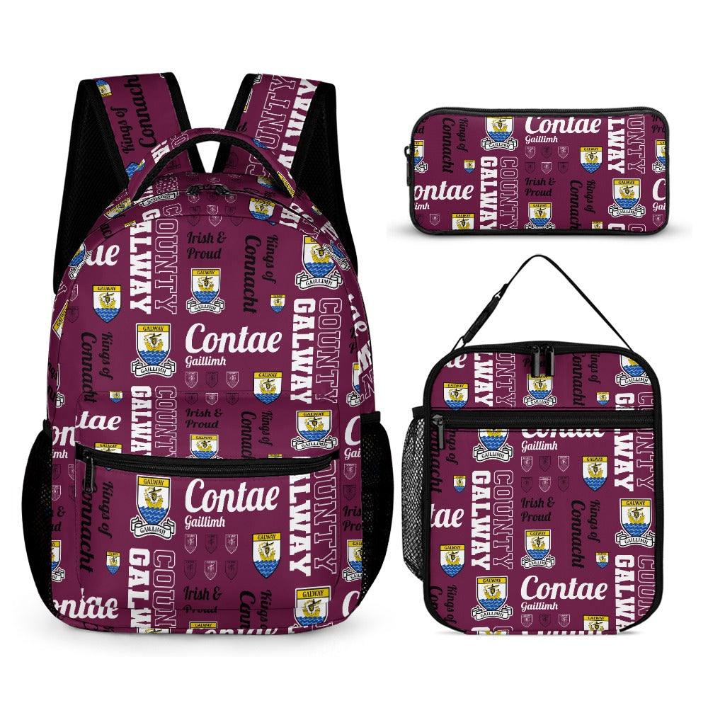 County Galway Backpack, Lunch Bag & Pencil Case Set