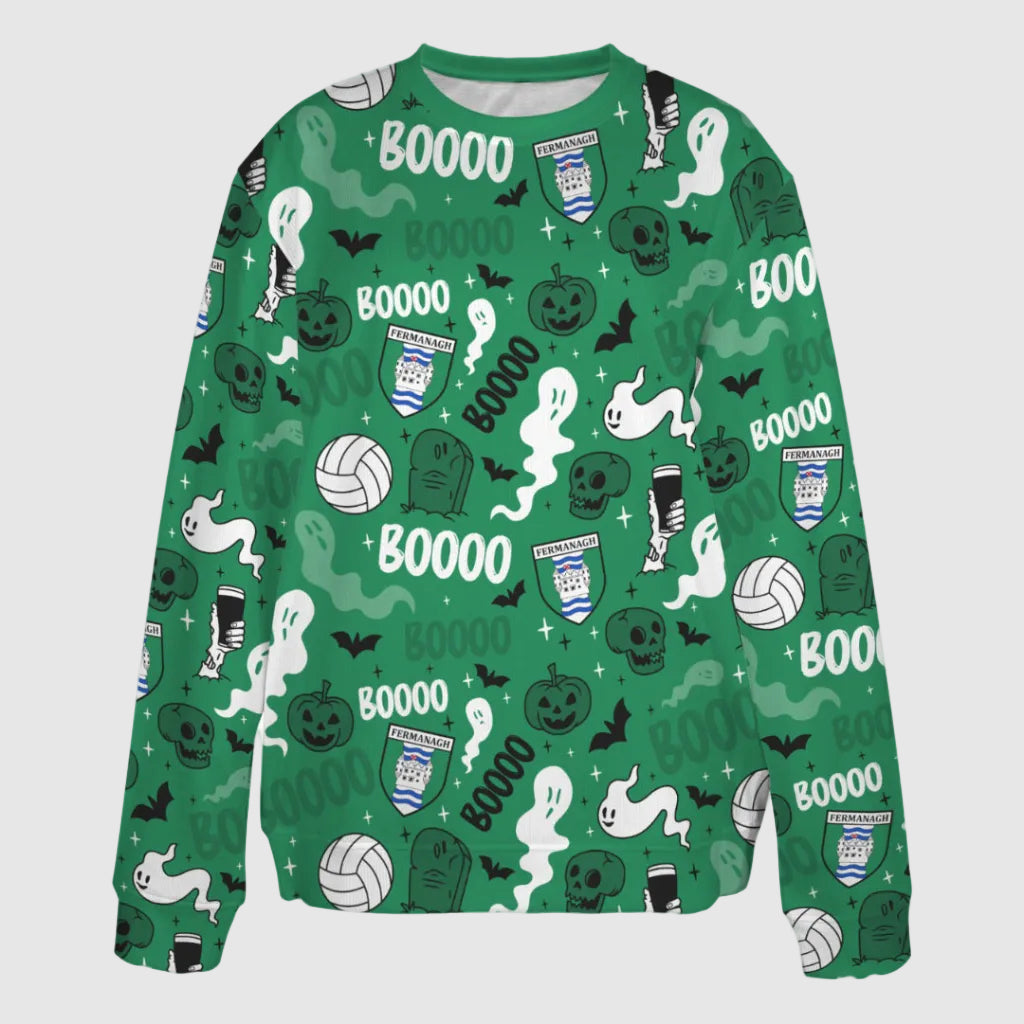 County Fermanagh Ghostly Halloween Sweater