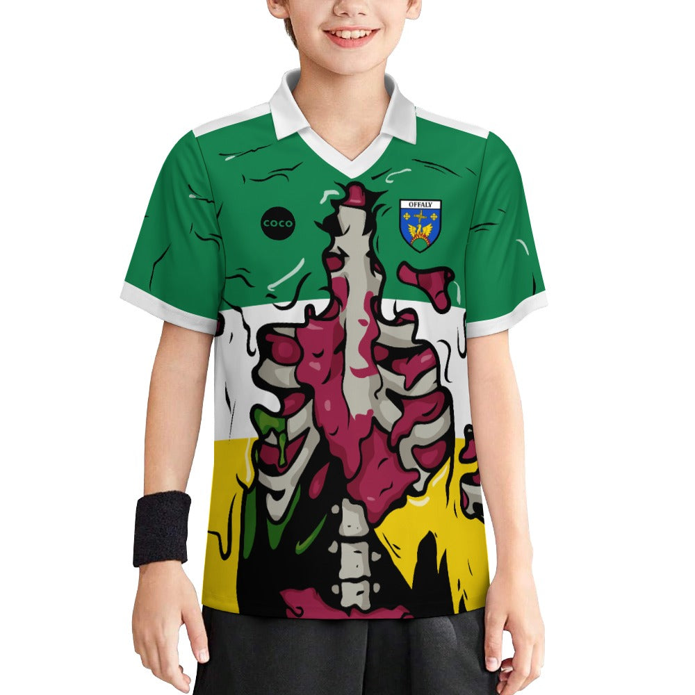 County Offaly Spooky Halloween Jersey - Kids