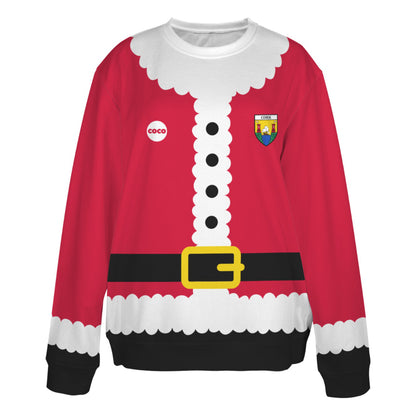 County Cork Novelty Ugly Sweater Santa