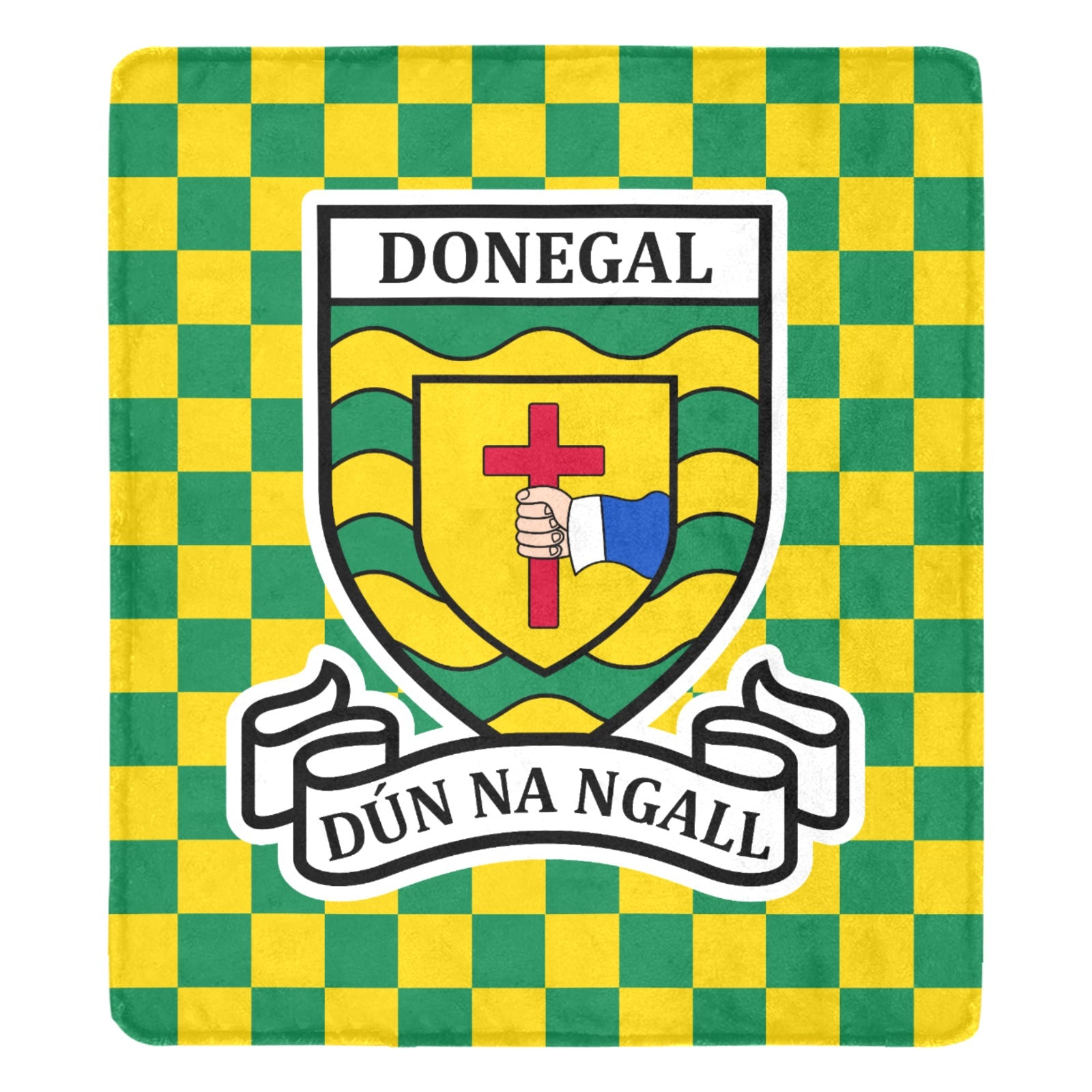 County Donegal Chequered Ultra-Soft Throw Blanket