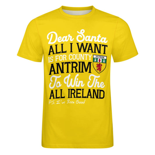 County Antrim Dear Santa T-Shirt 4XL