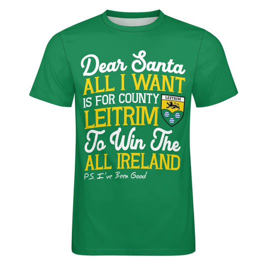 County Leitrim Dear Santa T-Shirt 4XL