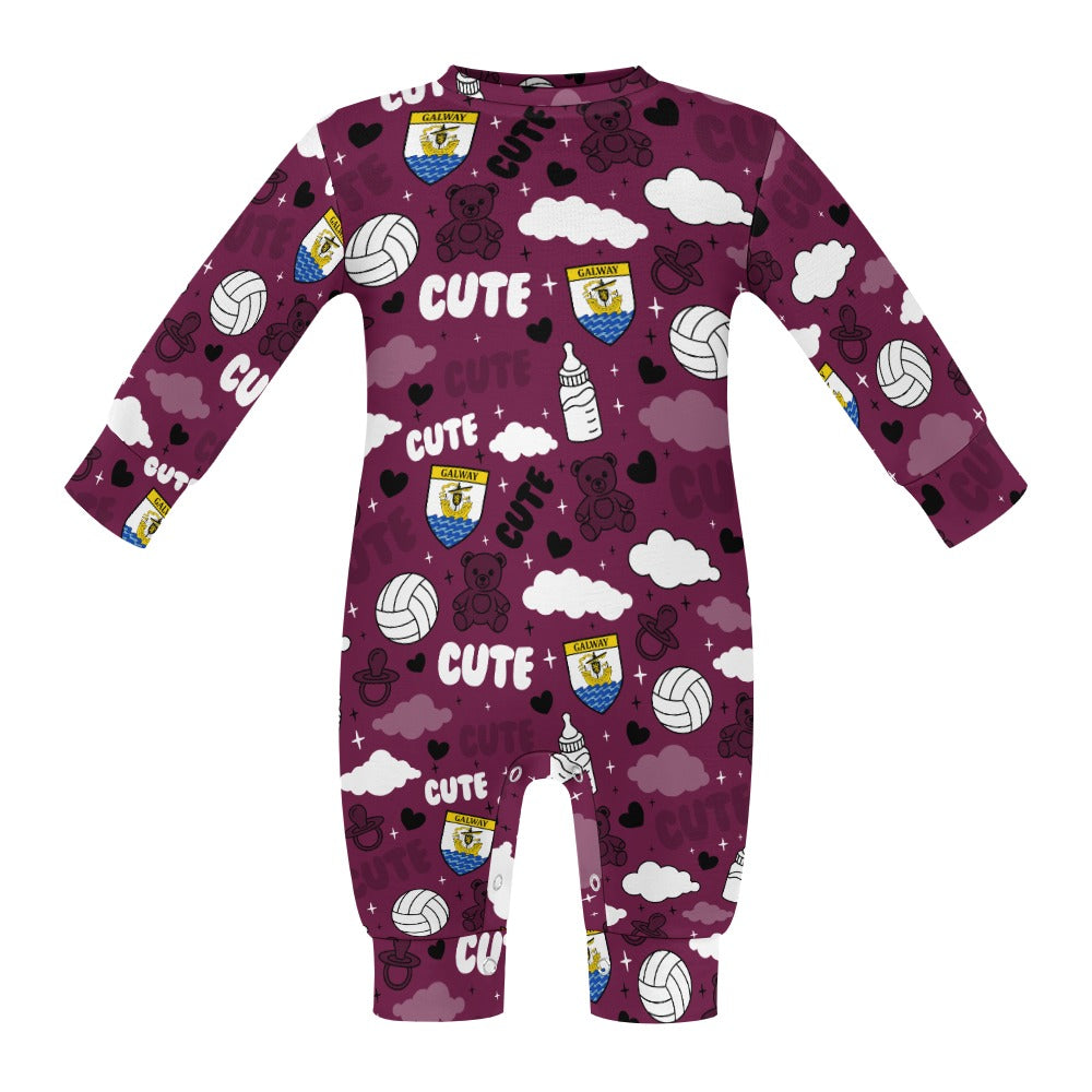 County Galway Cute Baby Sleepsuit