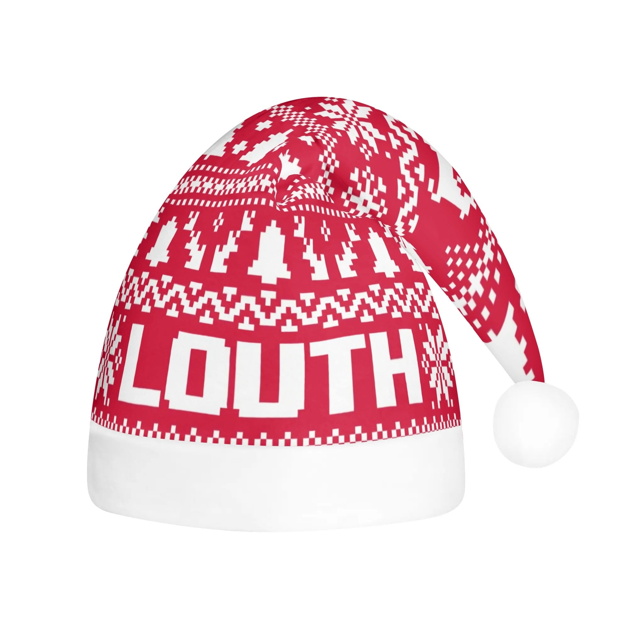 County Louth Festive Santa Hat L