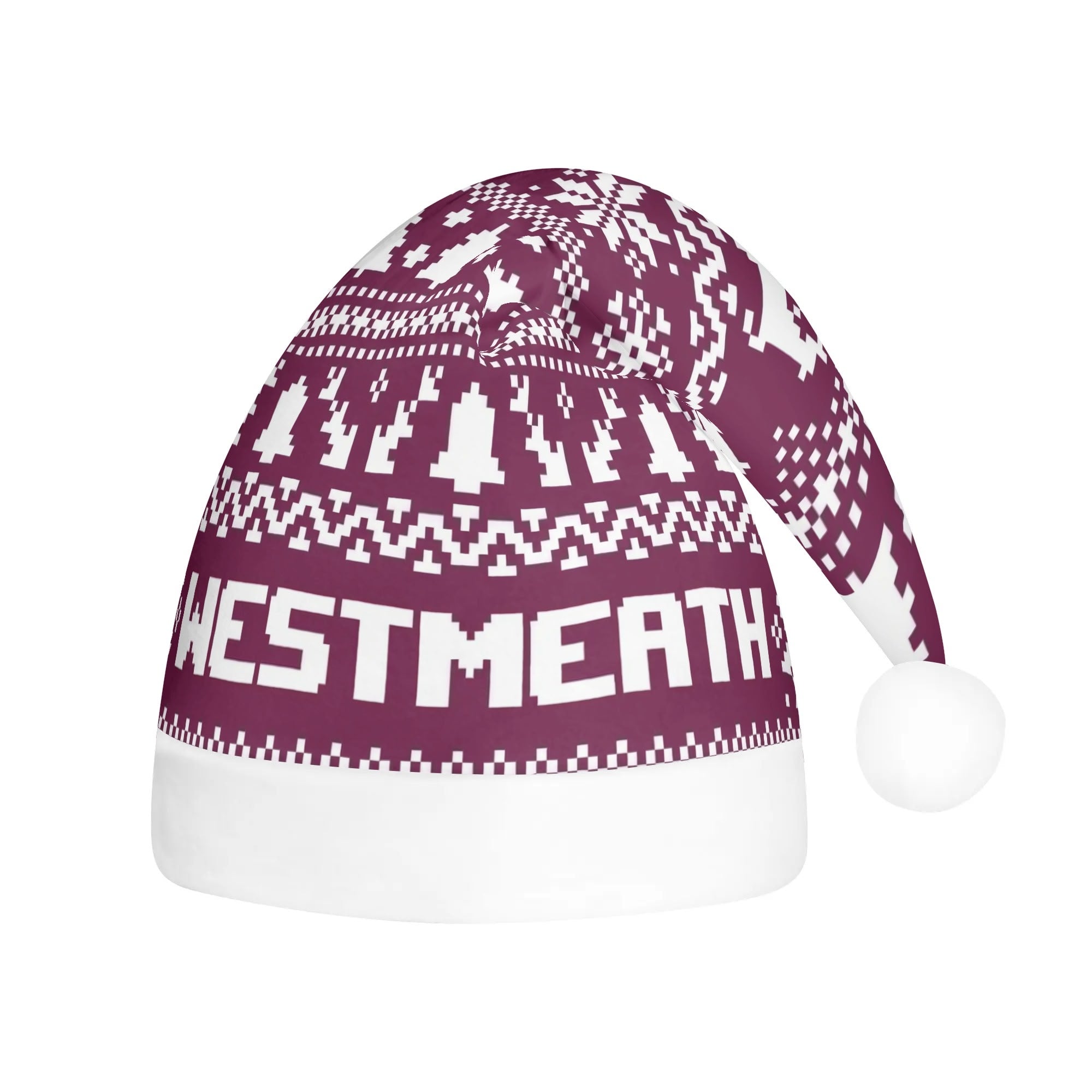 County Westmeath Festive Santa Hat L