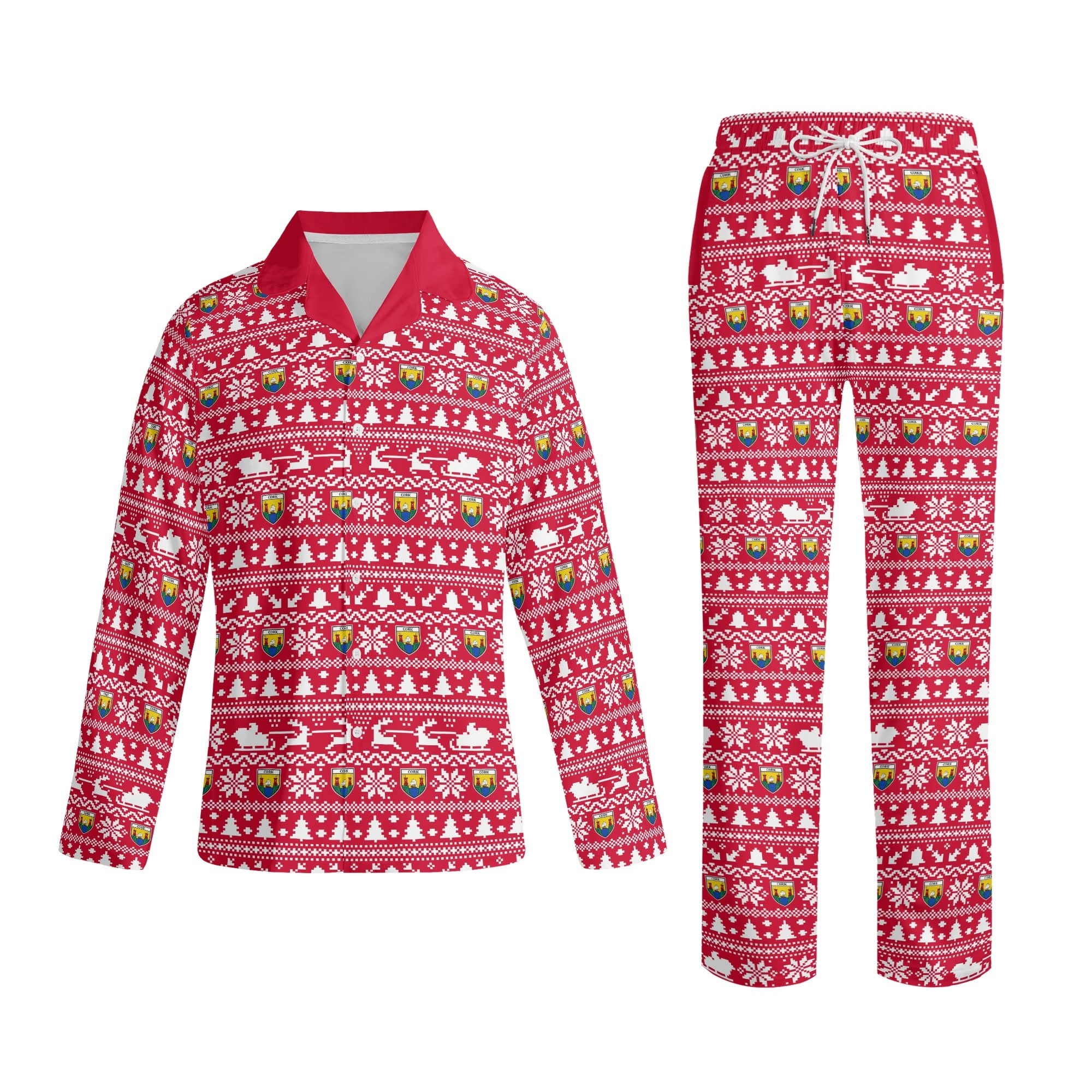 County Cork Festive Adult Pyjamas Set 4XL