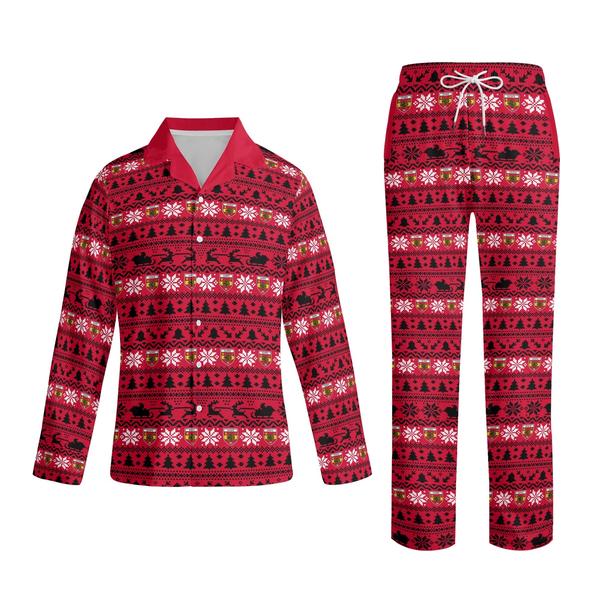 County Down Festive Adult Pyjamas Set 4XL