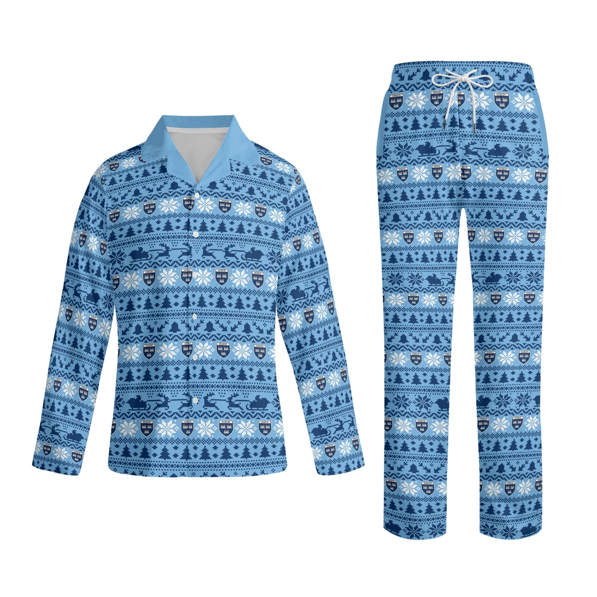 County Dublin Festive Adult Pyjamas Set 4XL