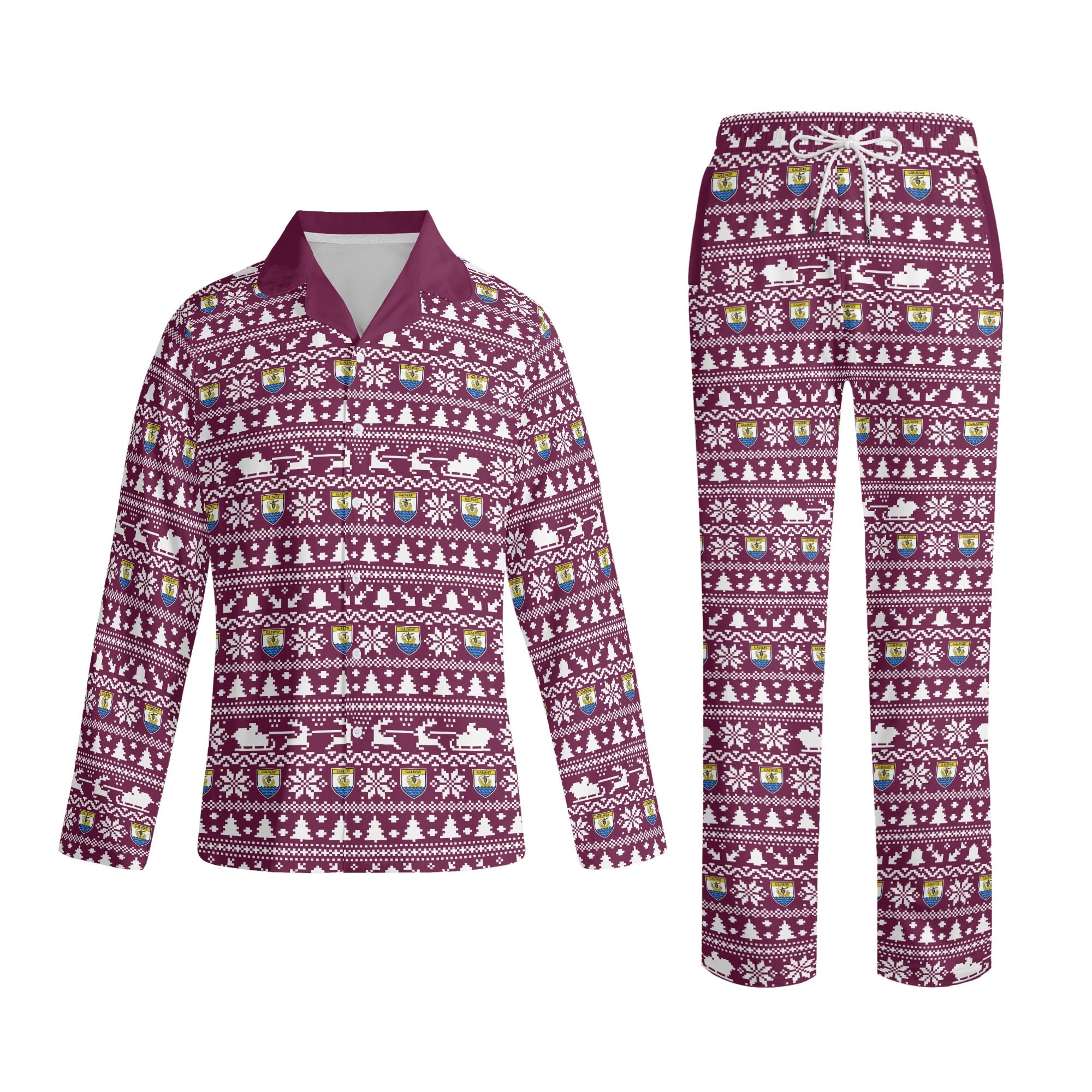 County Galway Festive Adult Pyjamas Set 4XL