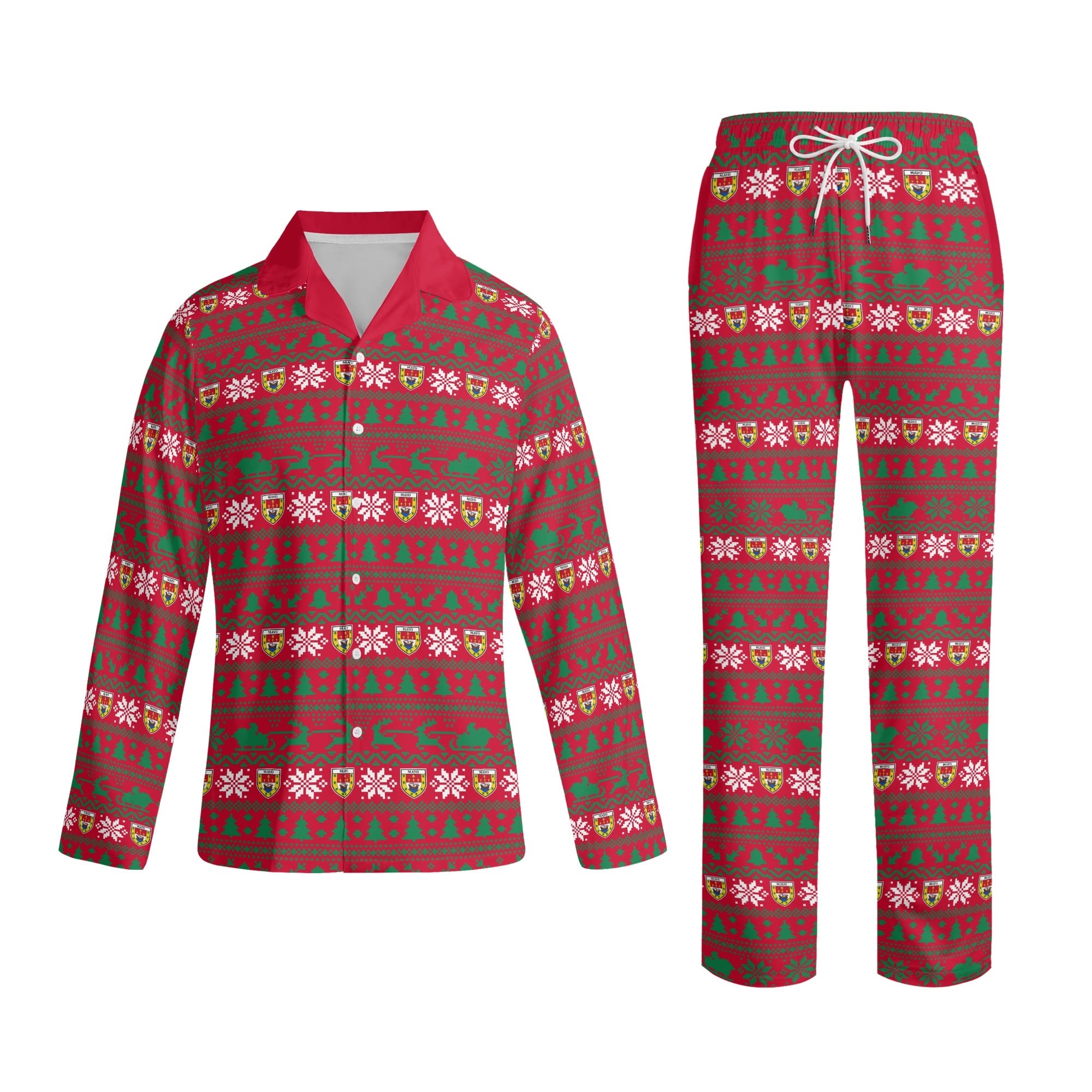 County Mayo Festive Adult Pyjamas Set 4XL