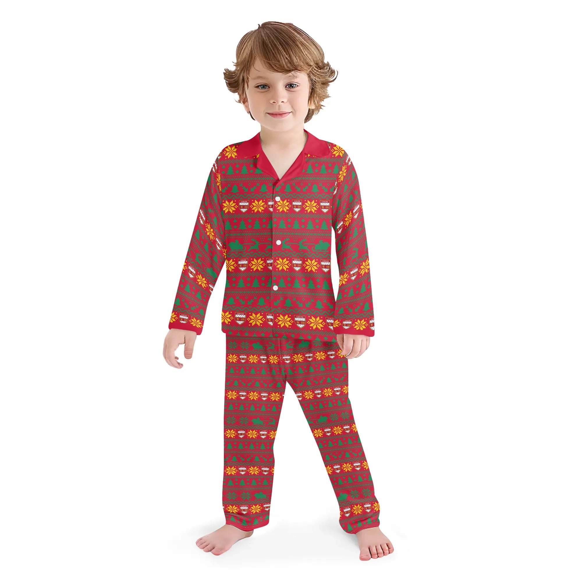 County Carlow Festive Kids Pyjamas Set XL