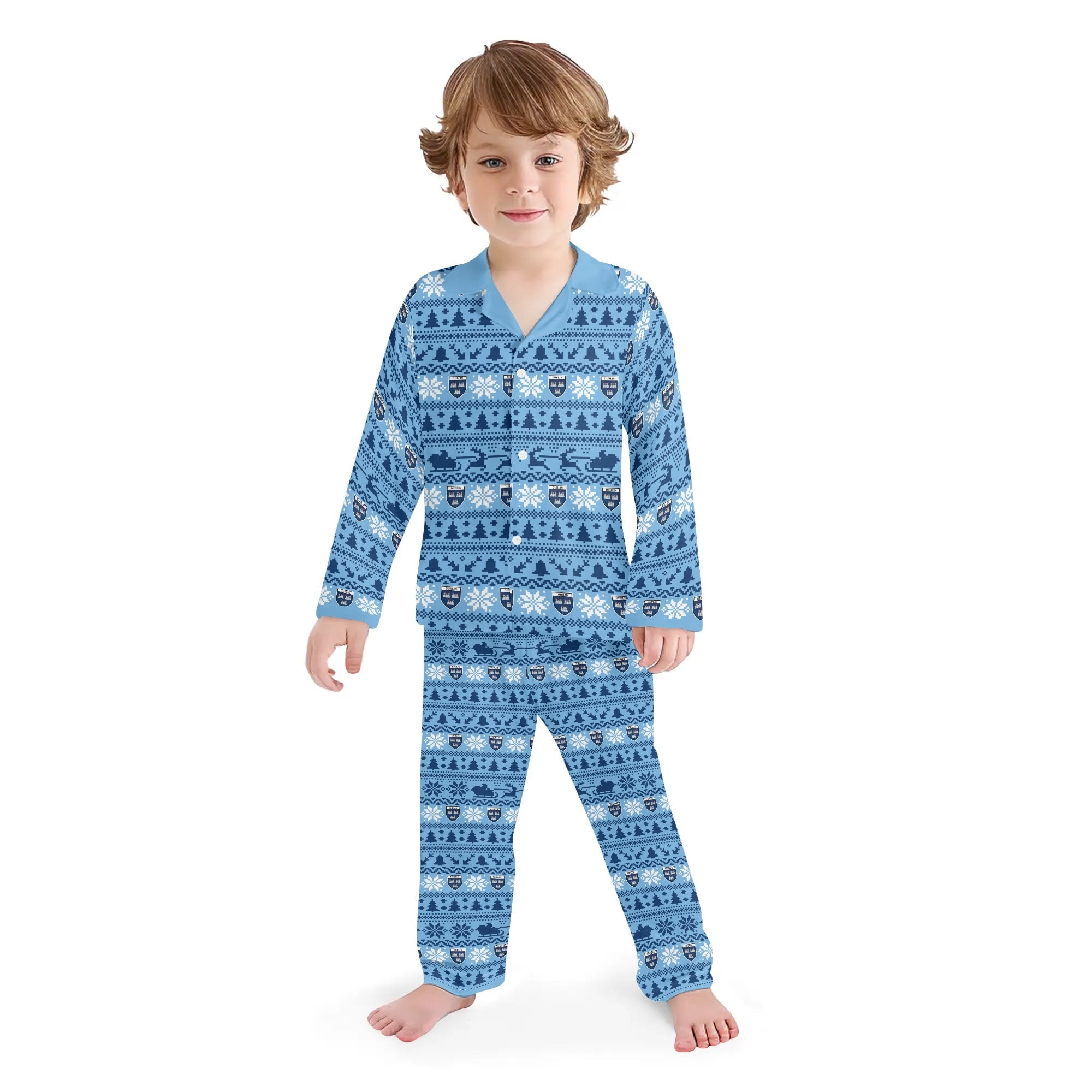 County Dublin Festive Kids Pyjamas Set XL