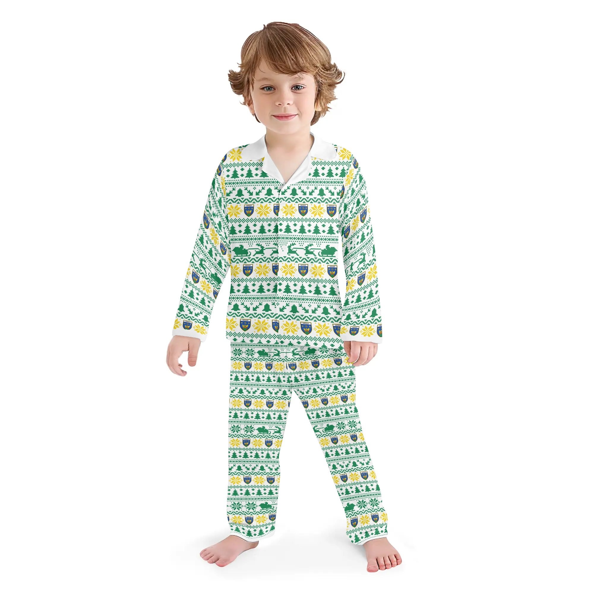 County Offaly Festive Kids Pyjamas Set XL