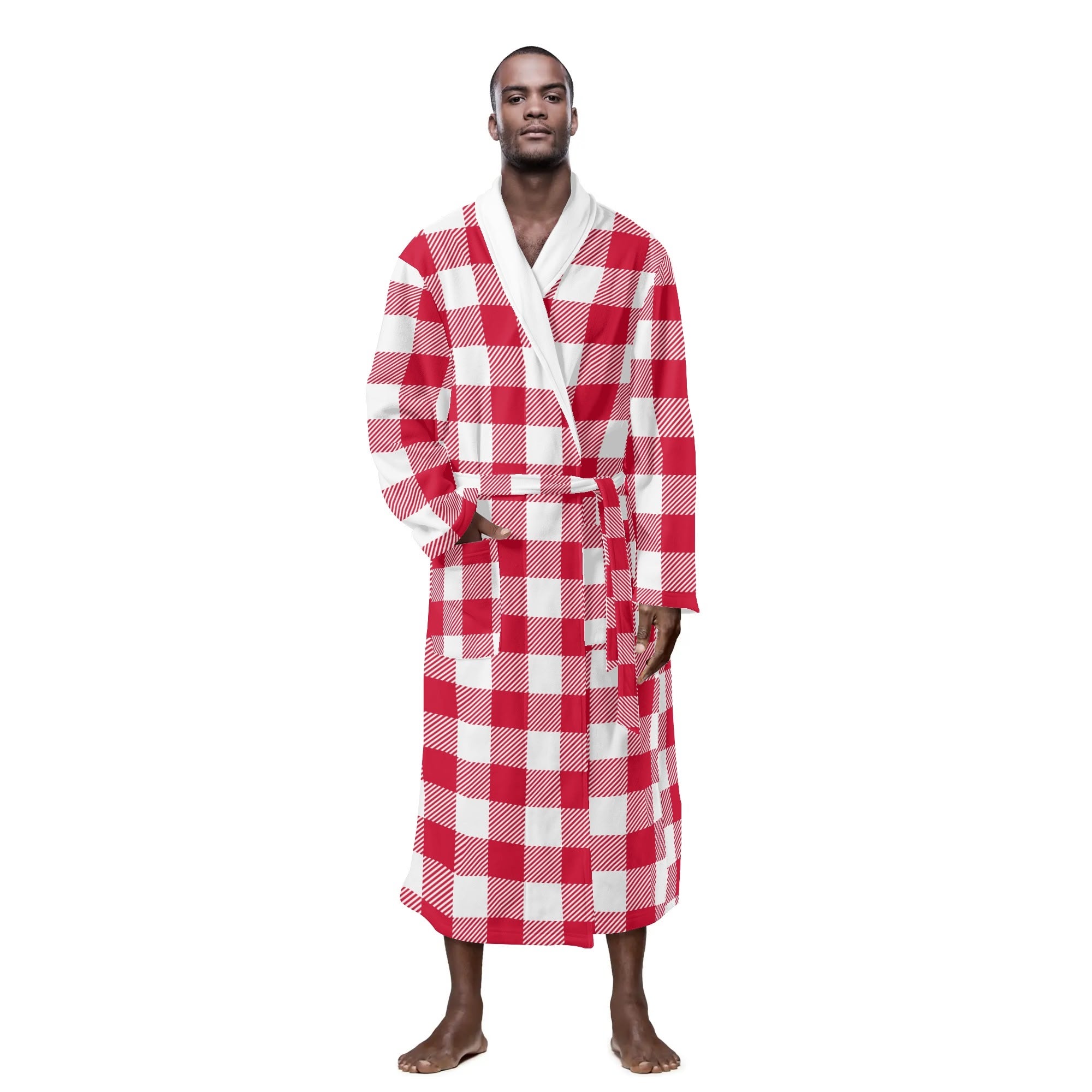 County Cork Men's Plaid Robe