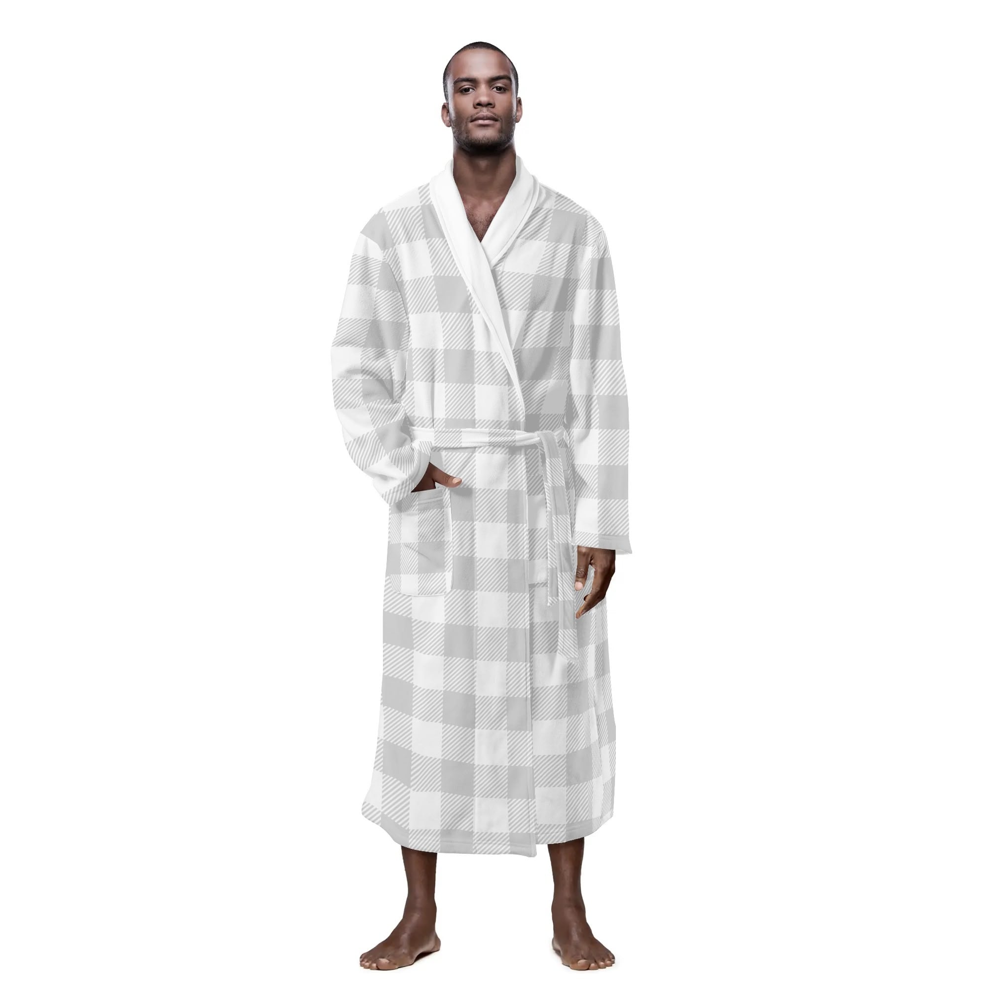 County Kildare Men's Plaid Robe