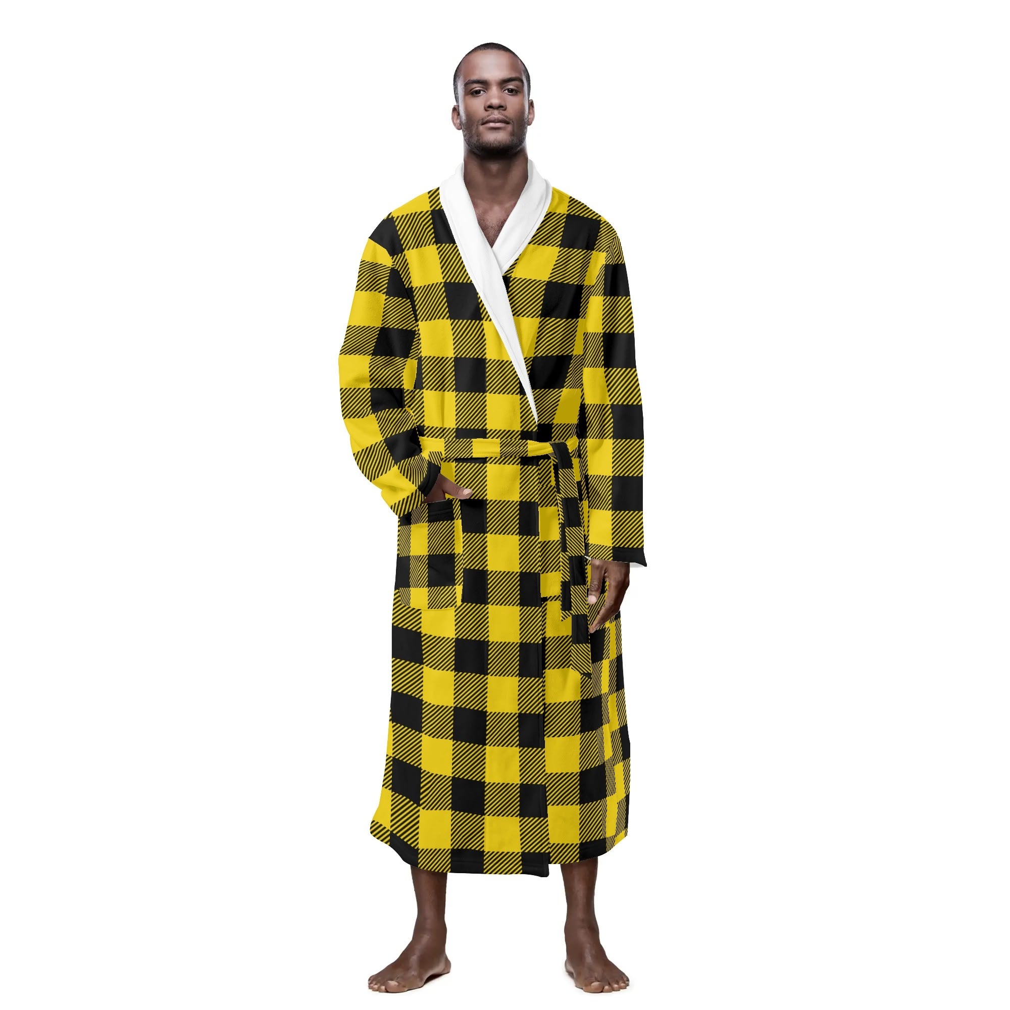 County Kilkenny Men's Plaid Robe