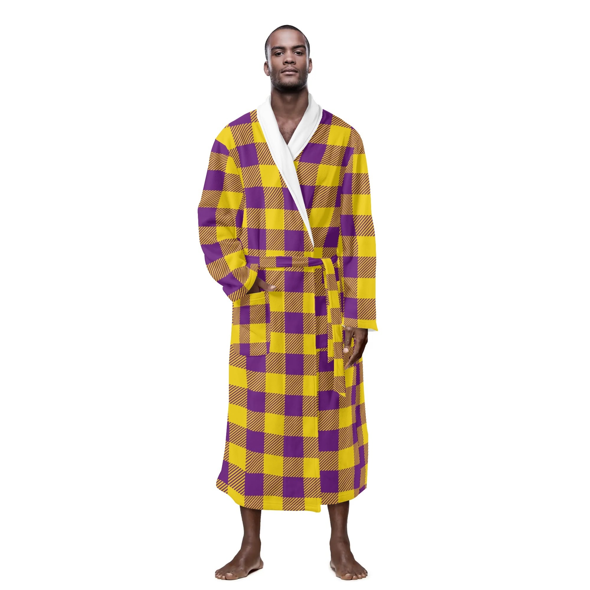 County Wexford Men's Plaid Robe