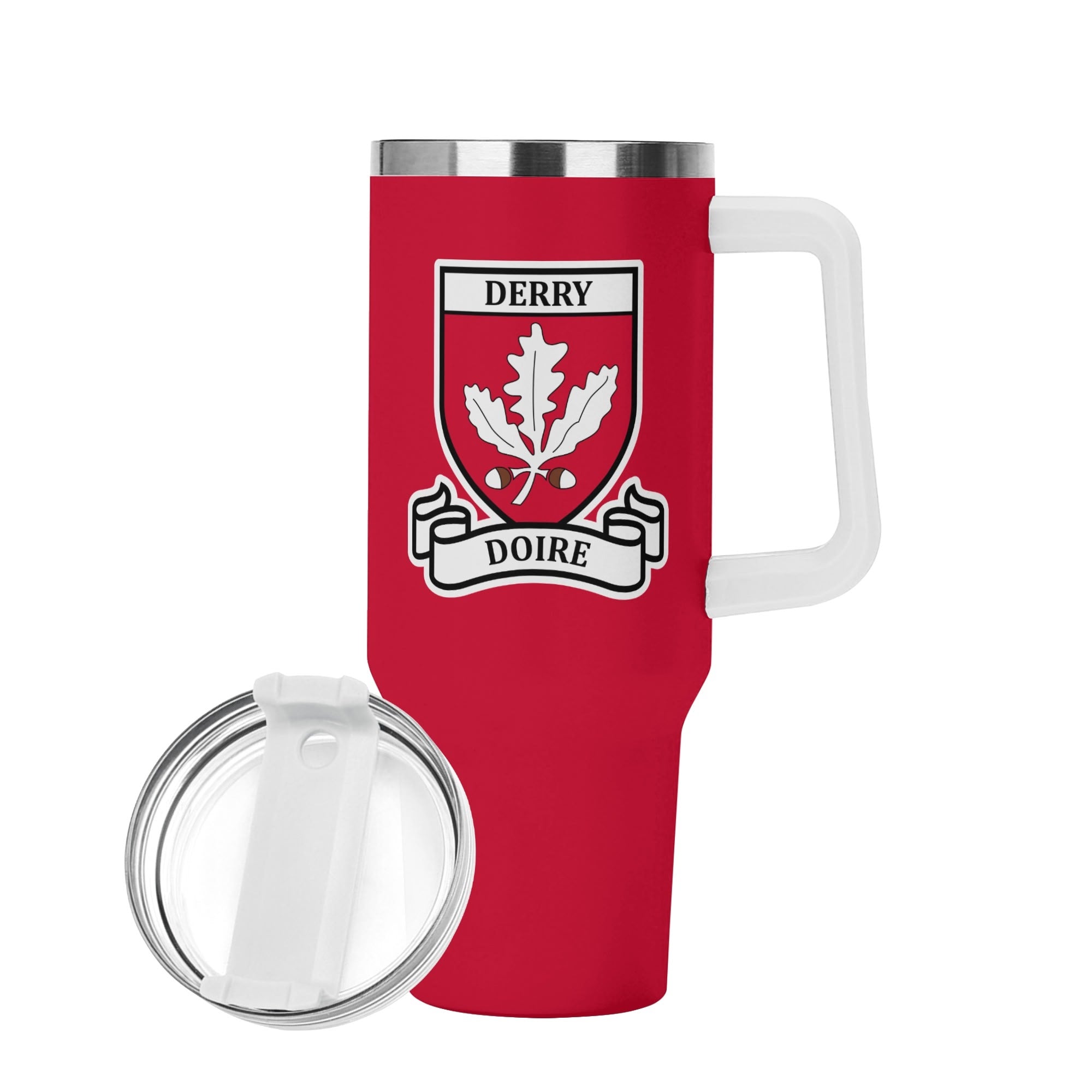 County Derry Red 40oz Travel Tumbler