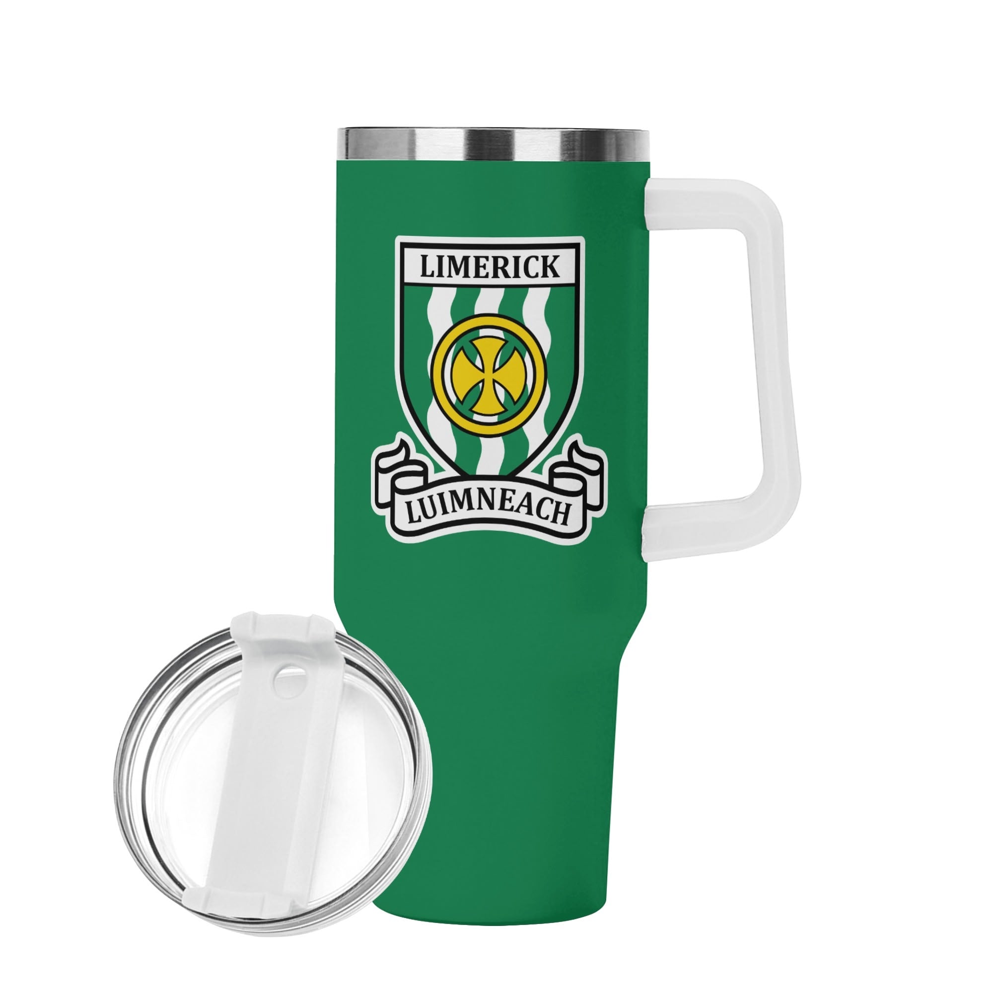 County Limerick Green 40oz Travel Tumbler