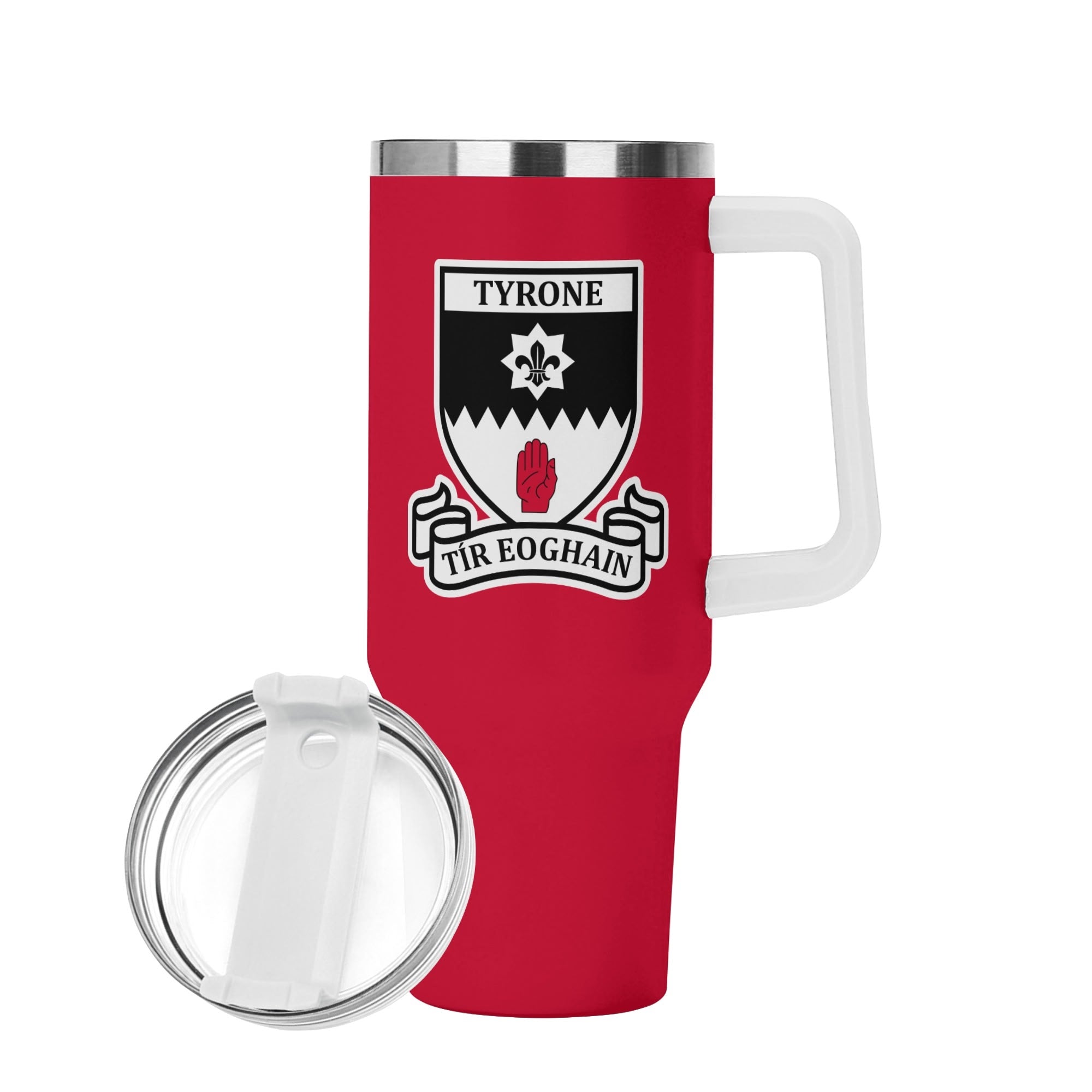 County Tyrone Red 40oz Travel Tumbler