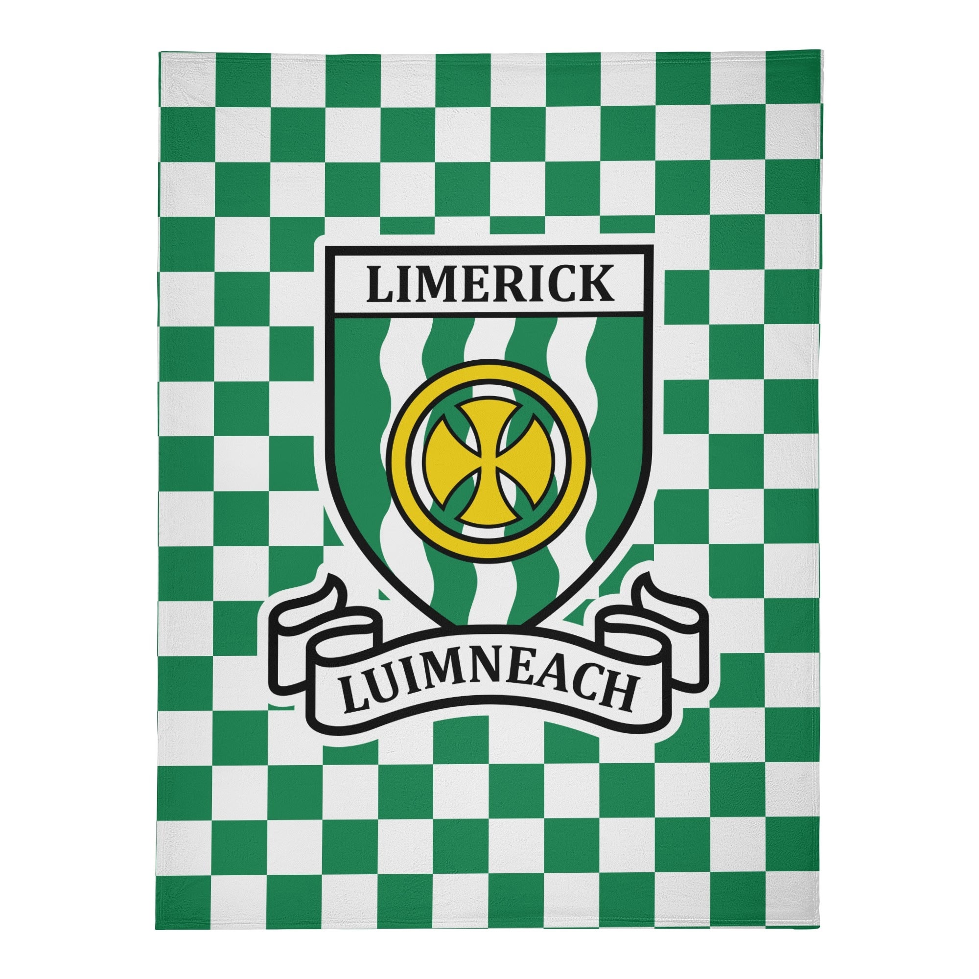 County Limerick Chequered Fleece Blanket M