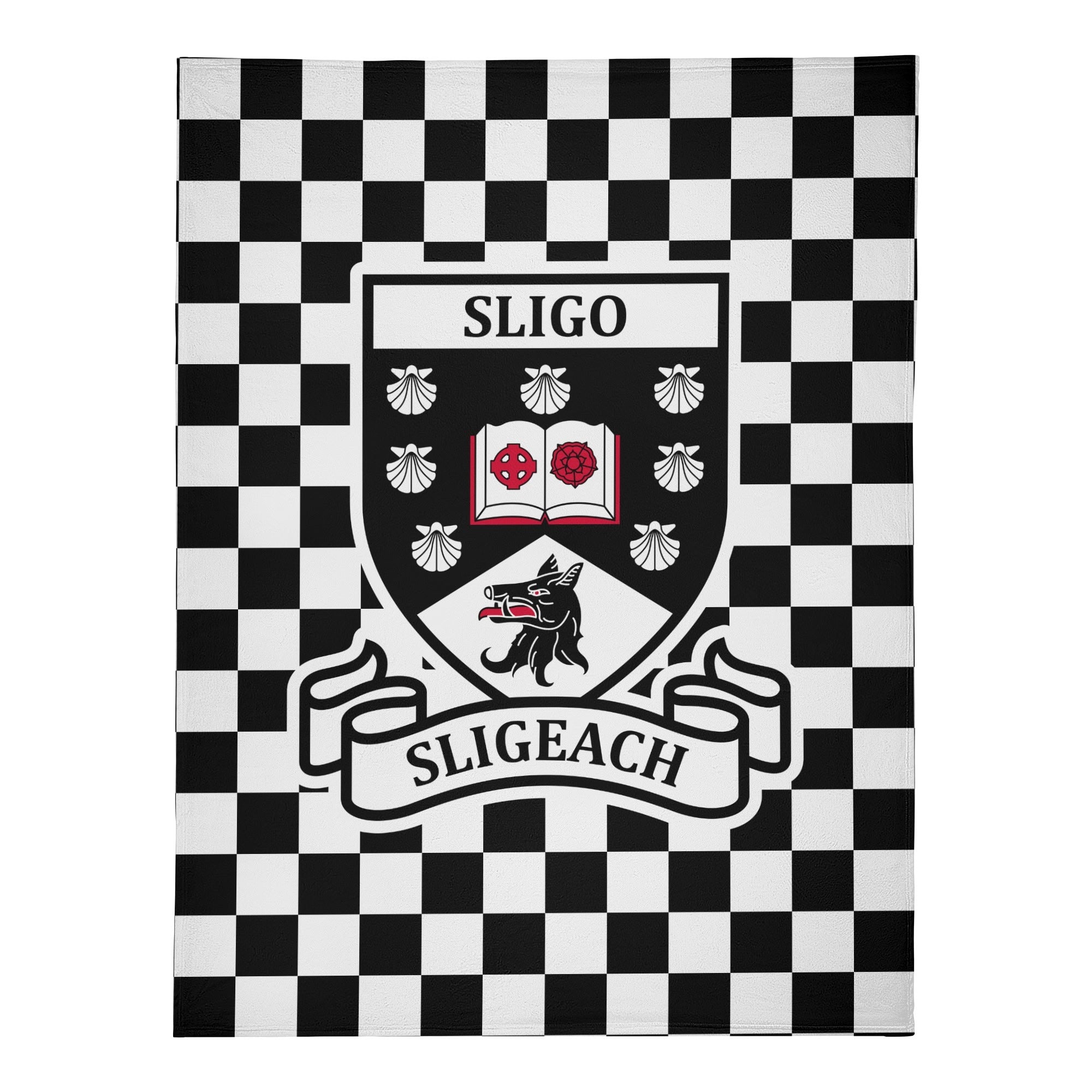 County Sligo Chequered Fleece Blanket M