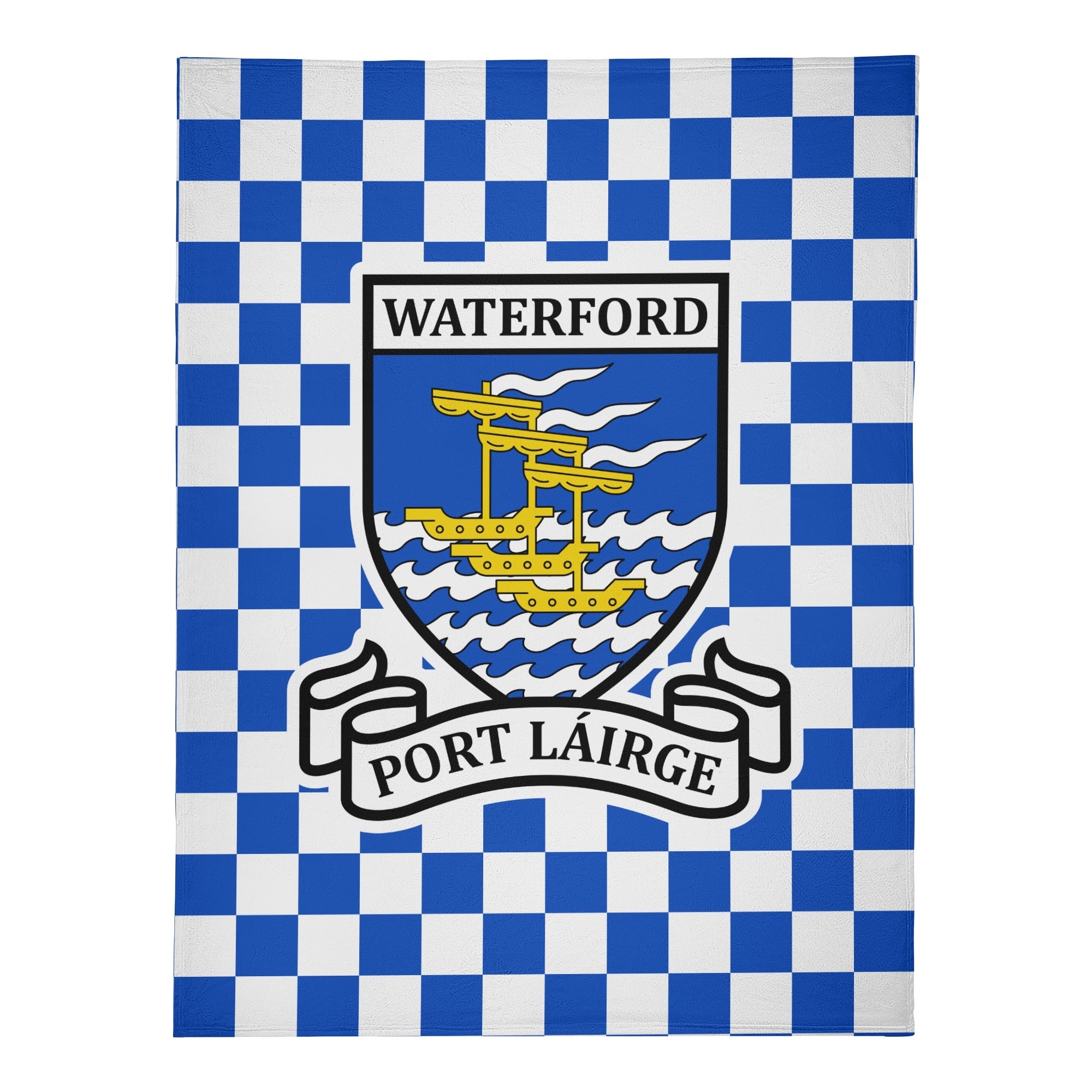 County Waterford Chequered Fleece Blanket M