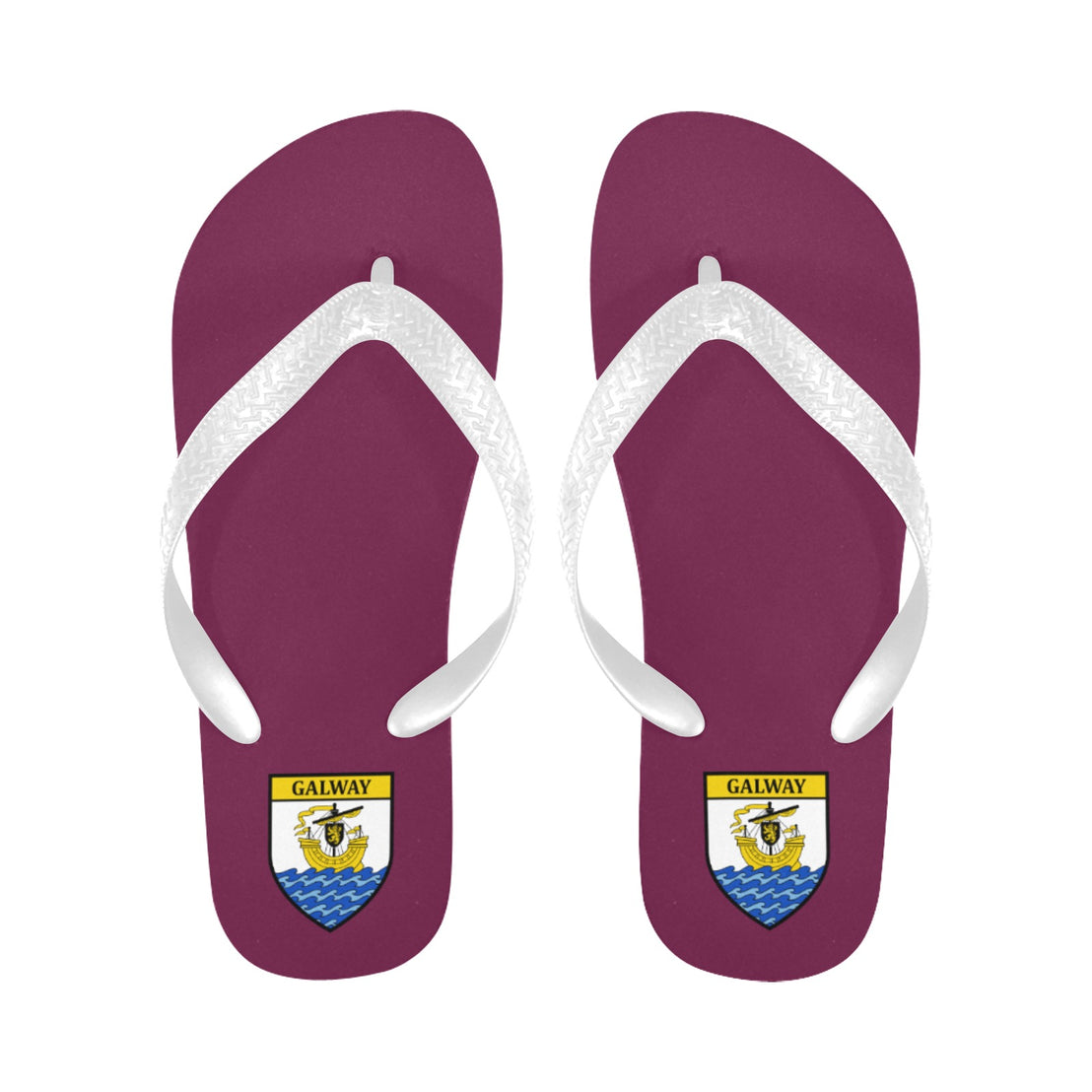 County Galway Classic Crest Flip Flops