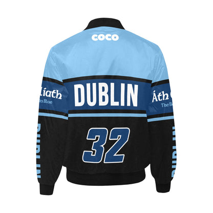 County Dublin Vintage Quilted Bomber Jacket