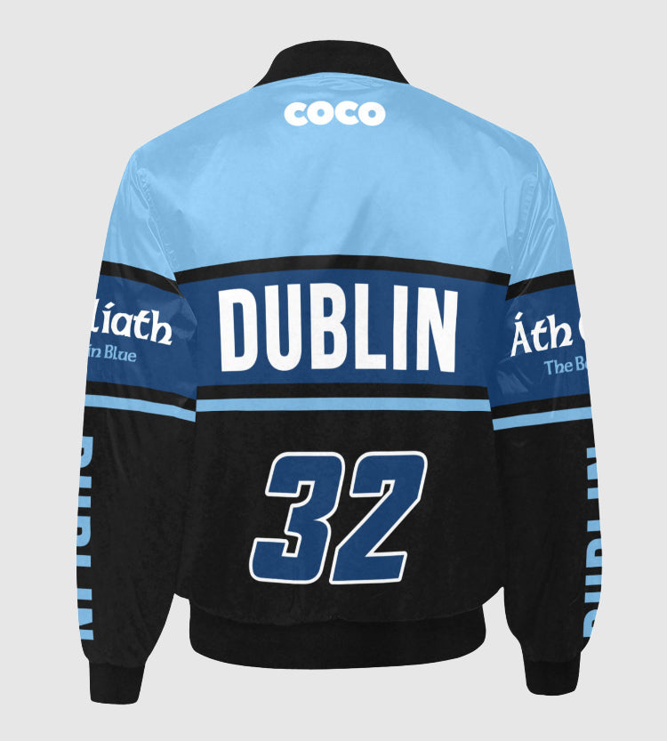 County Dublin Vintage Quilted Bomber Jacket