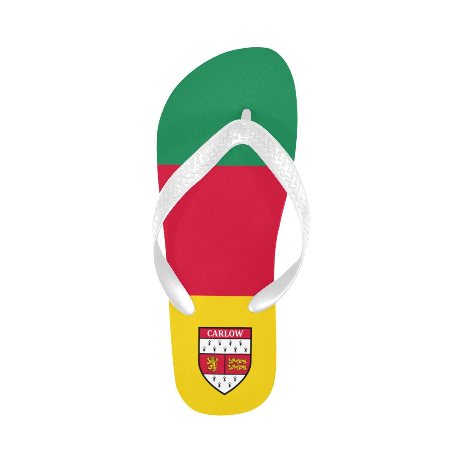 County Carlow Classic Crest Flip Flops