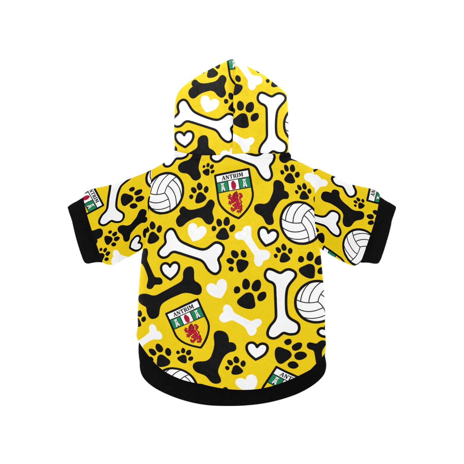 County Antrim Pooch Pattern Pet Hoodie