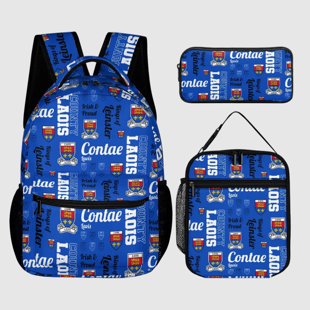 County Laois Backpack, Lunch Bag & Pencil Case Set