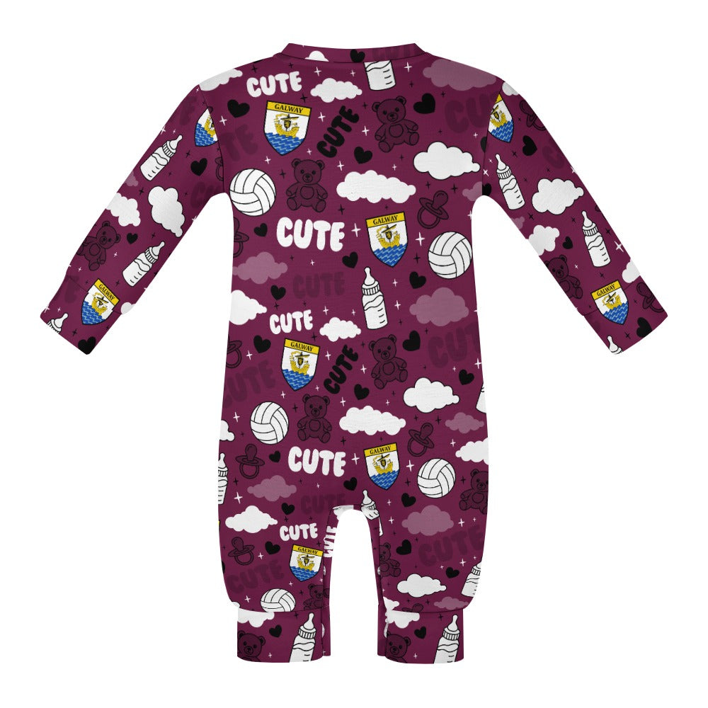 County Galway Cute Baby Sleepsuit