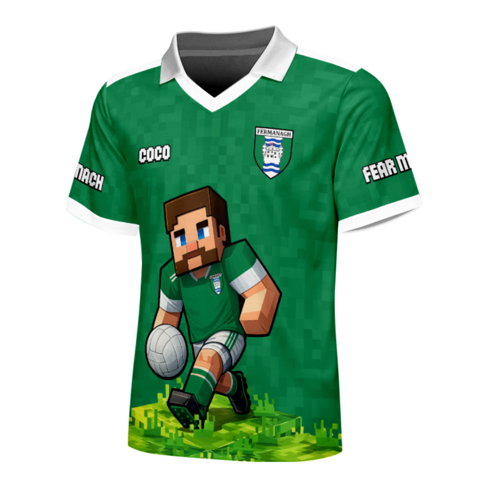 County Fermanagh Little Legends Jersey - Kids White
