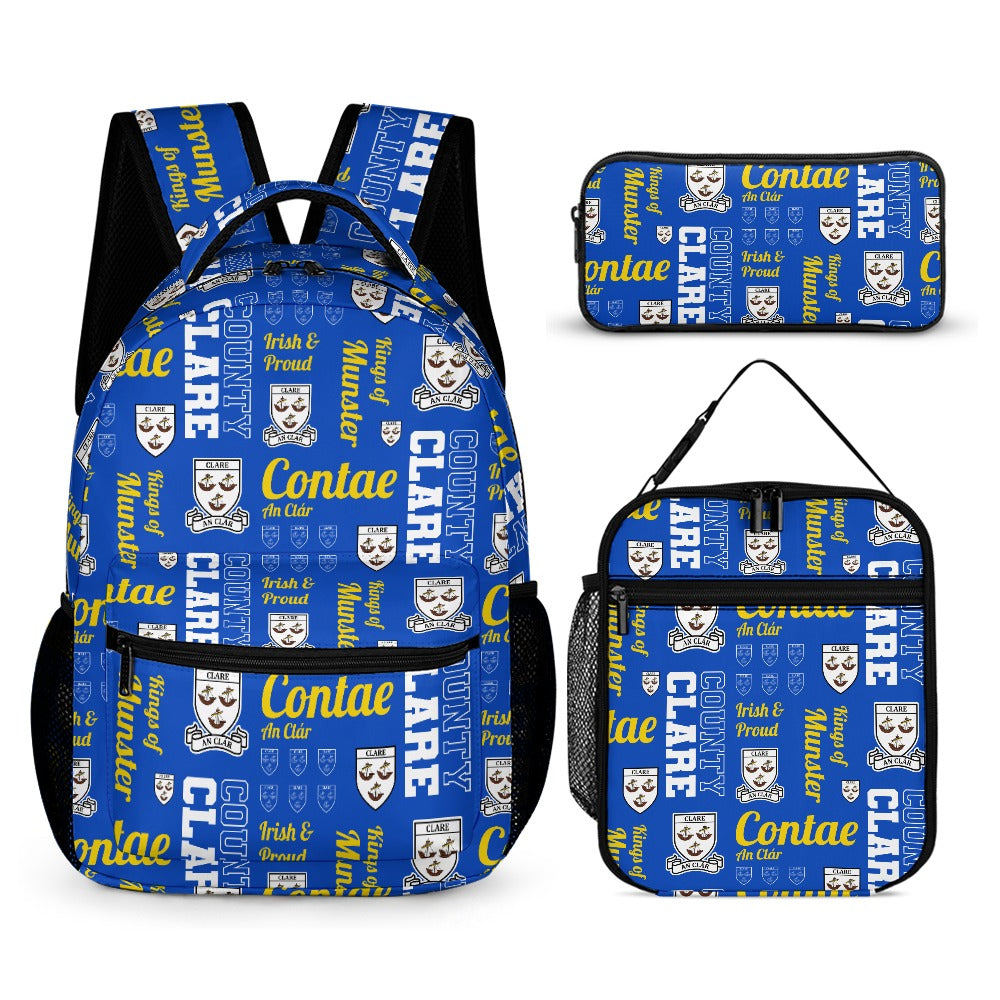 County Clare Backpack, Lunch Bag & Pencil Case Set