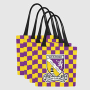 County Wexford Chequered Canvas Tote Bag Set