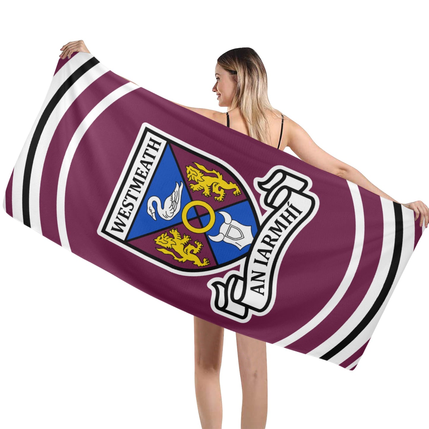 County Westmeath Pulse Beach Towel
