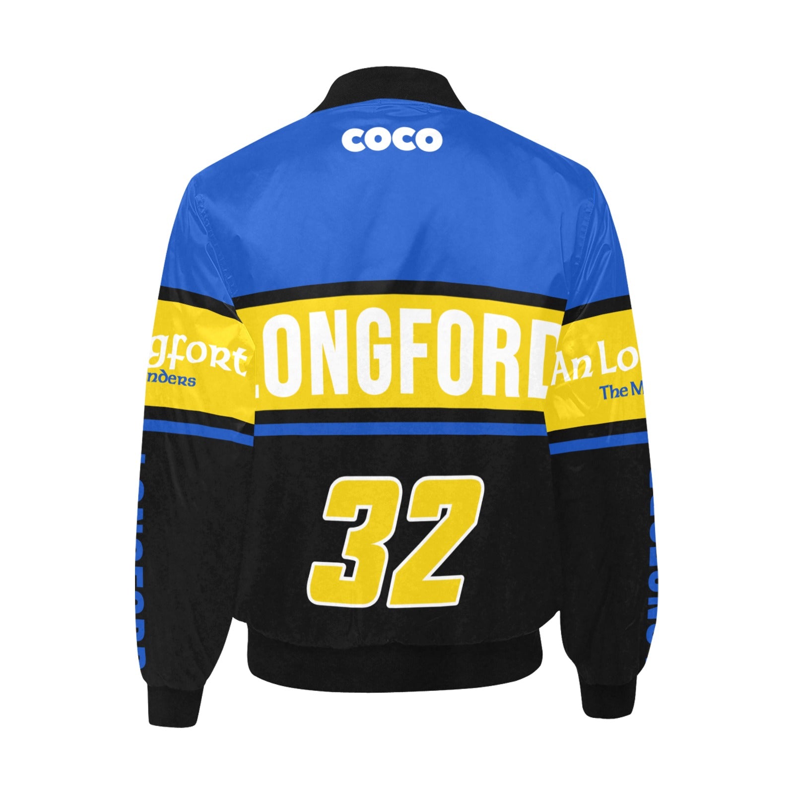 County Longford Vintage Quilted Bomber Jacket