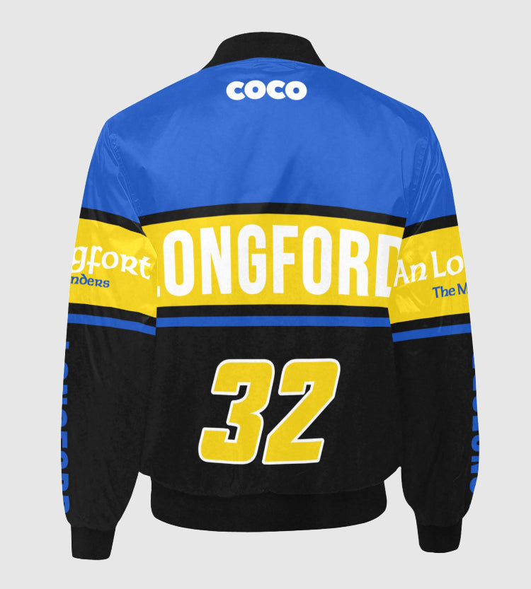 County Longford Vintage Quilted Bomber Jacket